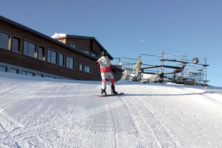 Basicturn skidded, the first turns