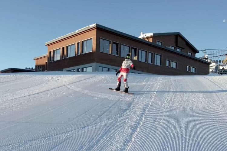 Rutschen in Richtung